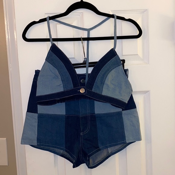 Shein | Multi-colored Denim Set